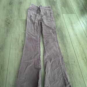 Purple Free People Corduroy Jeans 25